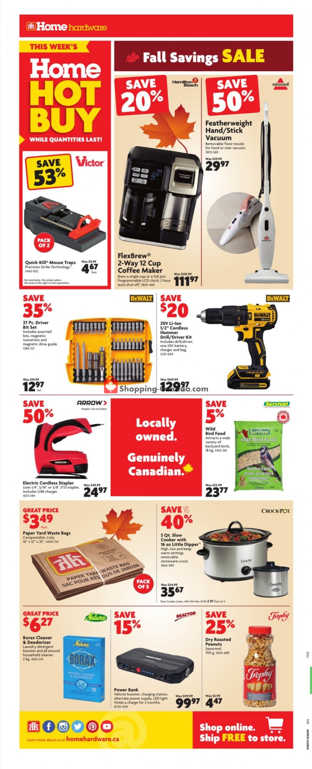 Home Hardware flyer from Thursday September 9, 2021 to Wednesday September 15, 2021 - page 2