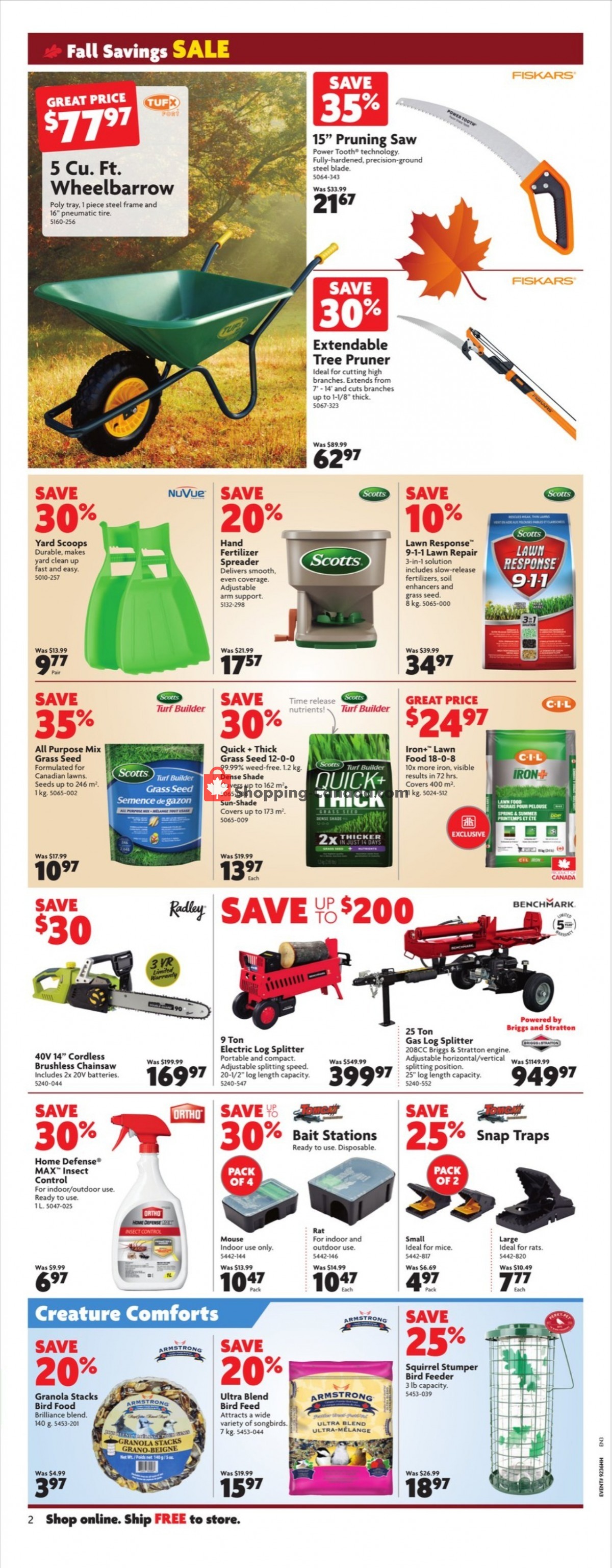 Home Hardware flyer from Thursday September 9, 2021 to Wednesday September 15, 2021 - page 3