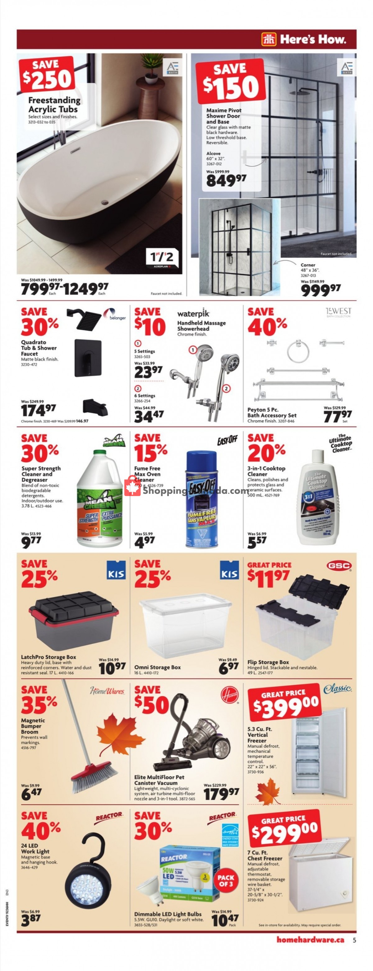 Home Hardware flyer from Thursday September 9, 2021 to Wednesday September 15, 2021 - page 6