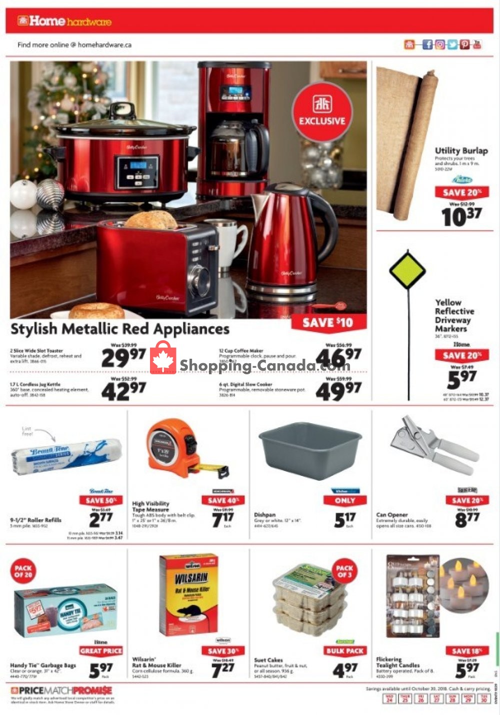 Home Hardware flyer from Wednesday October 24, 2018 to Tuesday October 30, 2018 - page 8