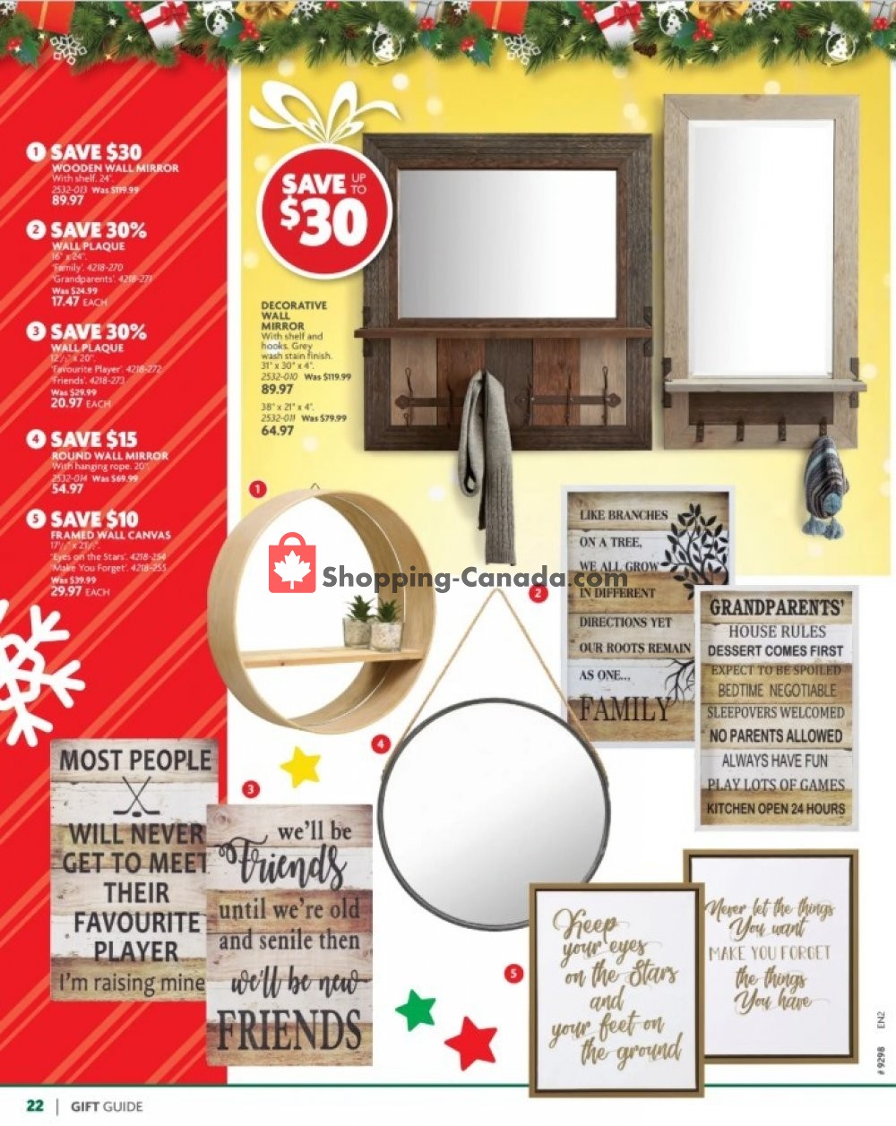 Home Hardware flyer from Thursday October 31, 2019 to Wednesday December 11, 2019 - page 22