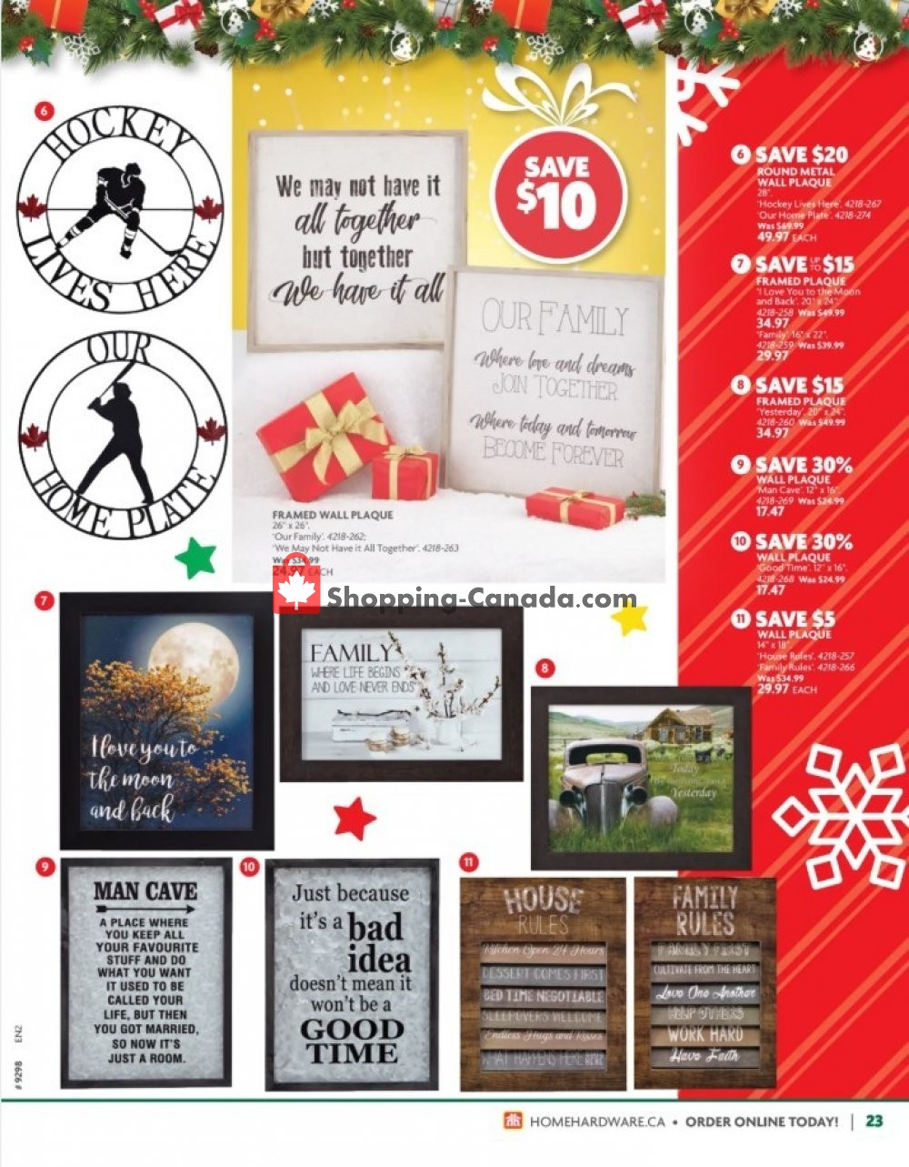 Home Hardware flyer from Thursday October 31, 2019 to Wednesday December 11, 2019 - page 23