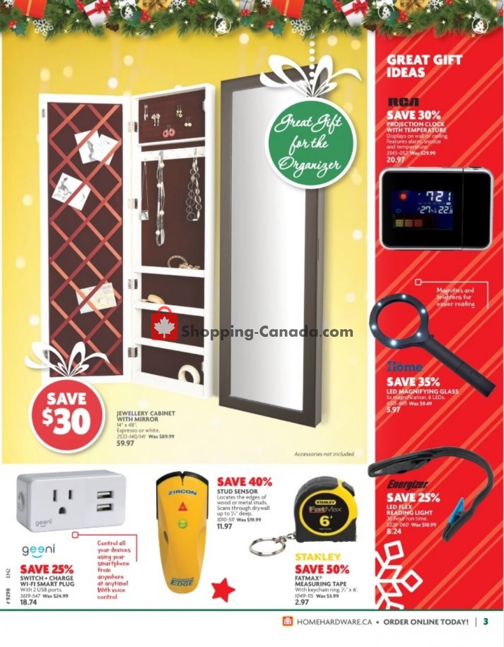 Home Hardware flyer from Thursday October 31, 2019 to Wednesday December 11, 2019 - page 3