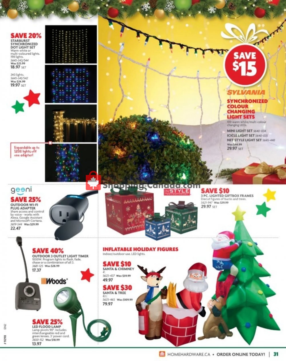 Home Hardware flyer from Thursday October 31, 2019 to Wednesday December 11, 2019 - page 31