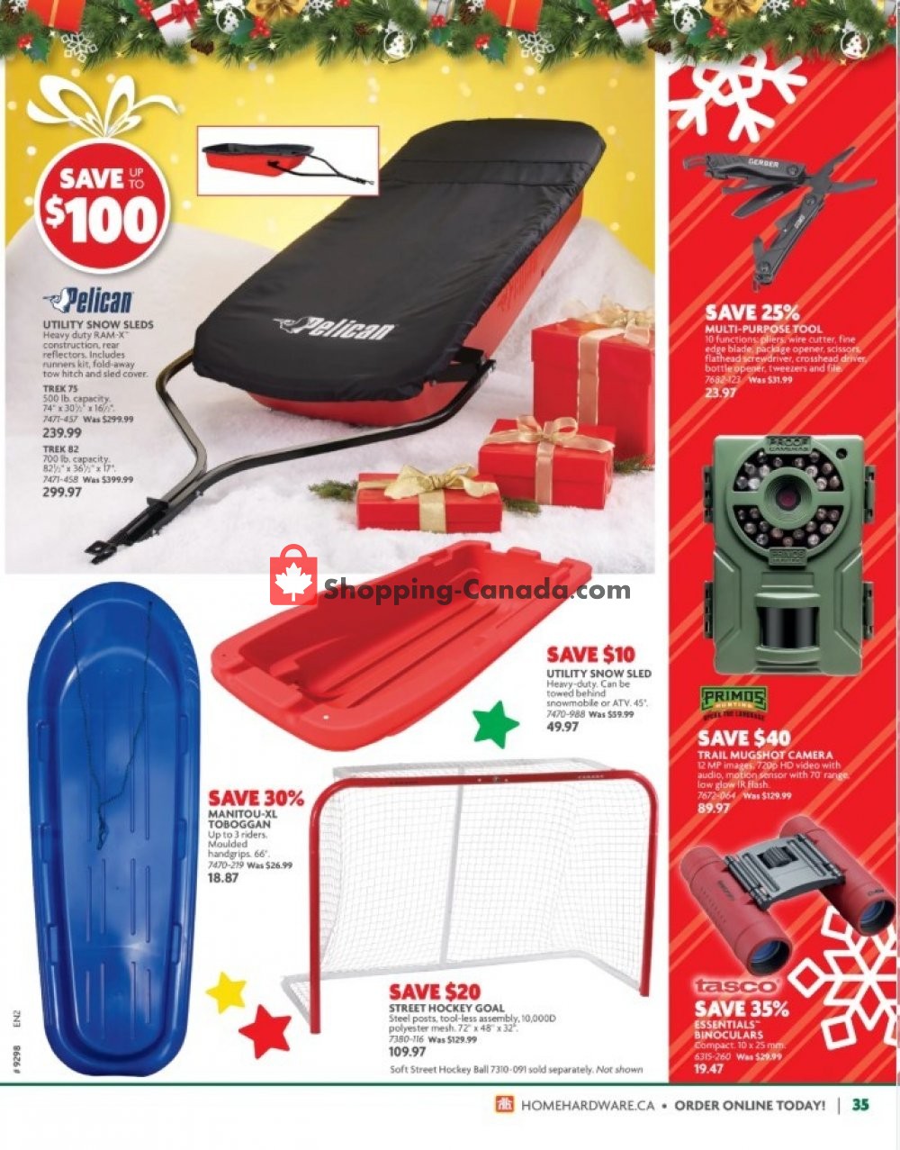 Home Hardware flyer from Thursday October 31, 2019 to Wednesday December 11, 2019 - page 35