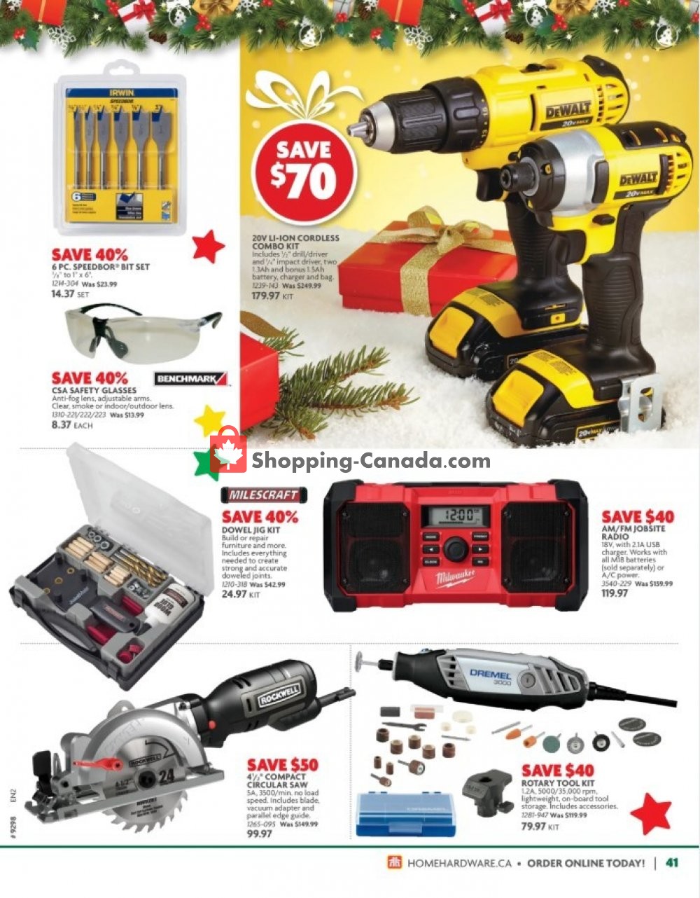 Home Hardware flyer from Thursday October 31, 2019 to Wednesday December 11, 2019 - page 41