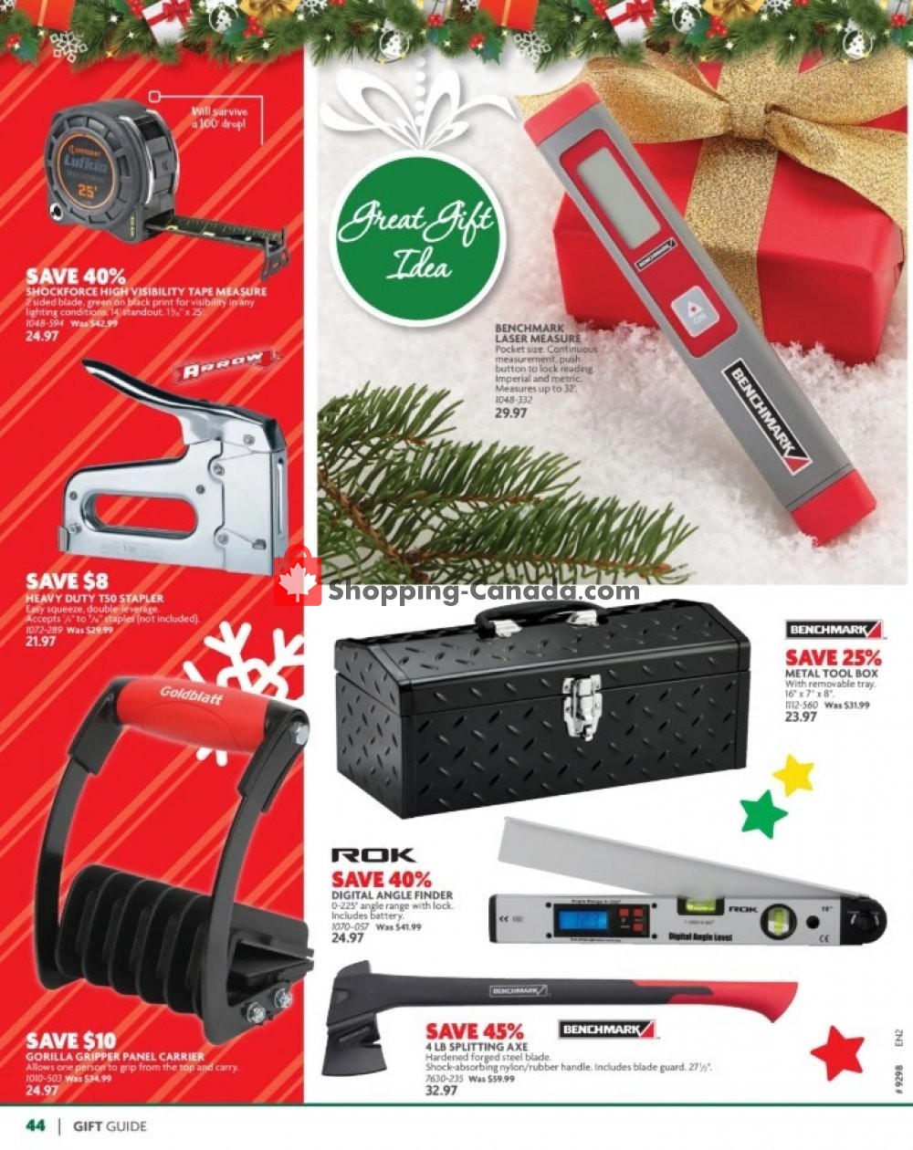 Home Hardware flyer from Thursday October 31, 2019 to Wednesday December 11, 2019 - page 44