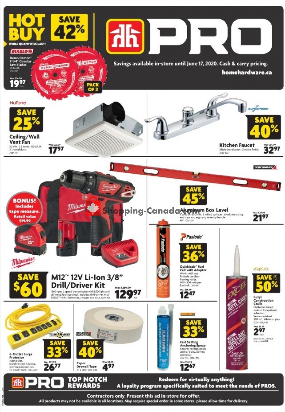 Home Hardware flyer from Thursday June 4, 2020 to Wednesday June 17, 2020 - page 1
