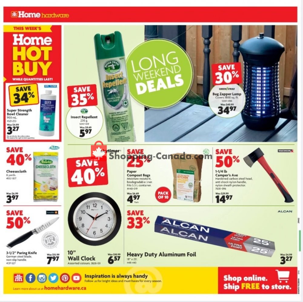 Home Hardware flyer from Thursday July 30, 2020 to Wednesday August 12, 2020 - page 2