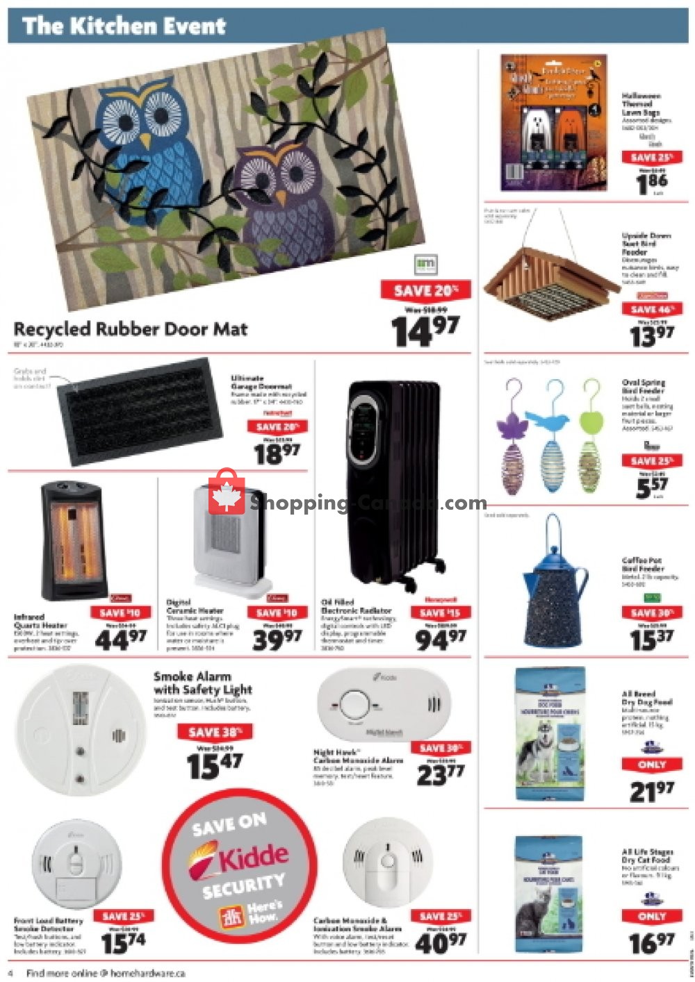Home Hardware flyer from Wednesday October 3, 2018 to Tuesday October 9, 2018 - page 4