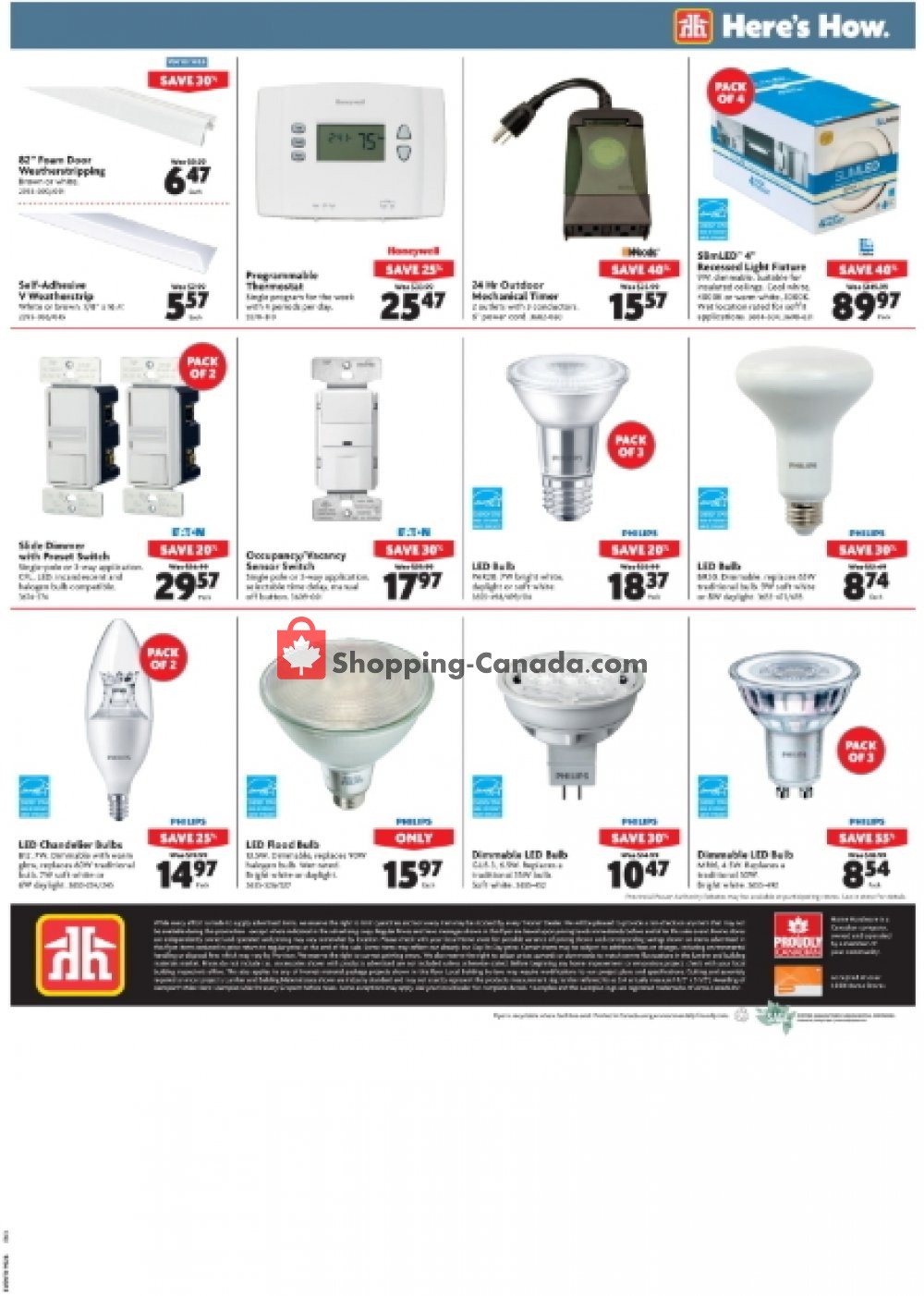Home Hardware flyer from Wednesday October 3, 2018 to Tuesday October 9, 2018 - page 7