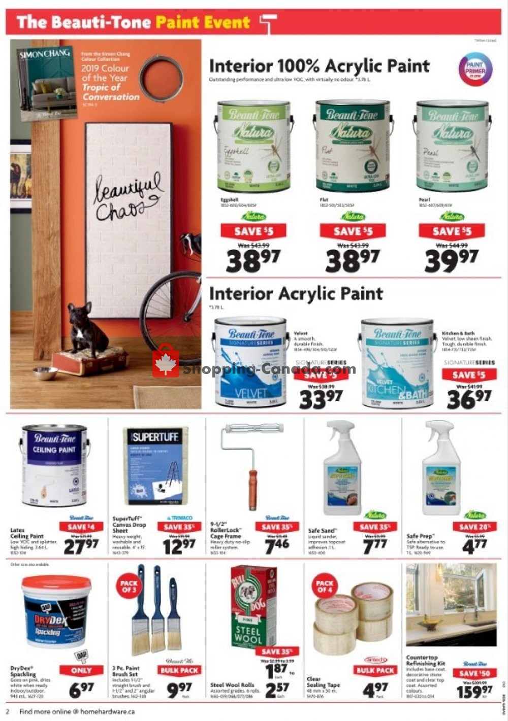 Home Hardware flyer from Wednesday October 31, 2018 to Tuesday November 6, 2018 - page 2