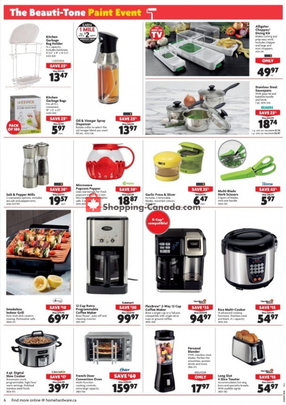 Home Hardware flyer from Wednesday October 31, 2018 to Tuesday November 6, 2018 - page 6