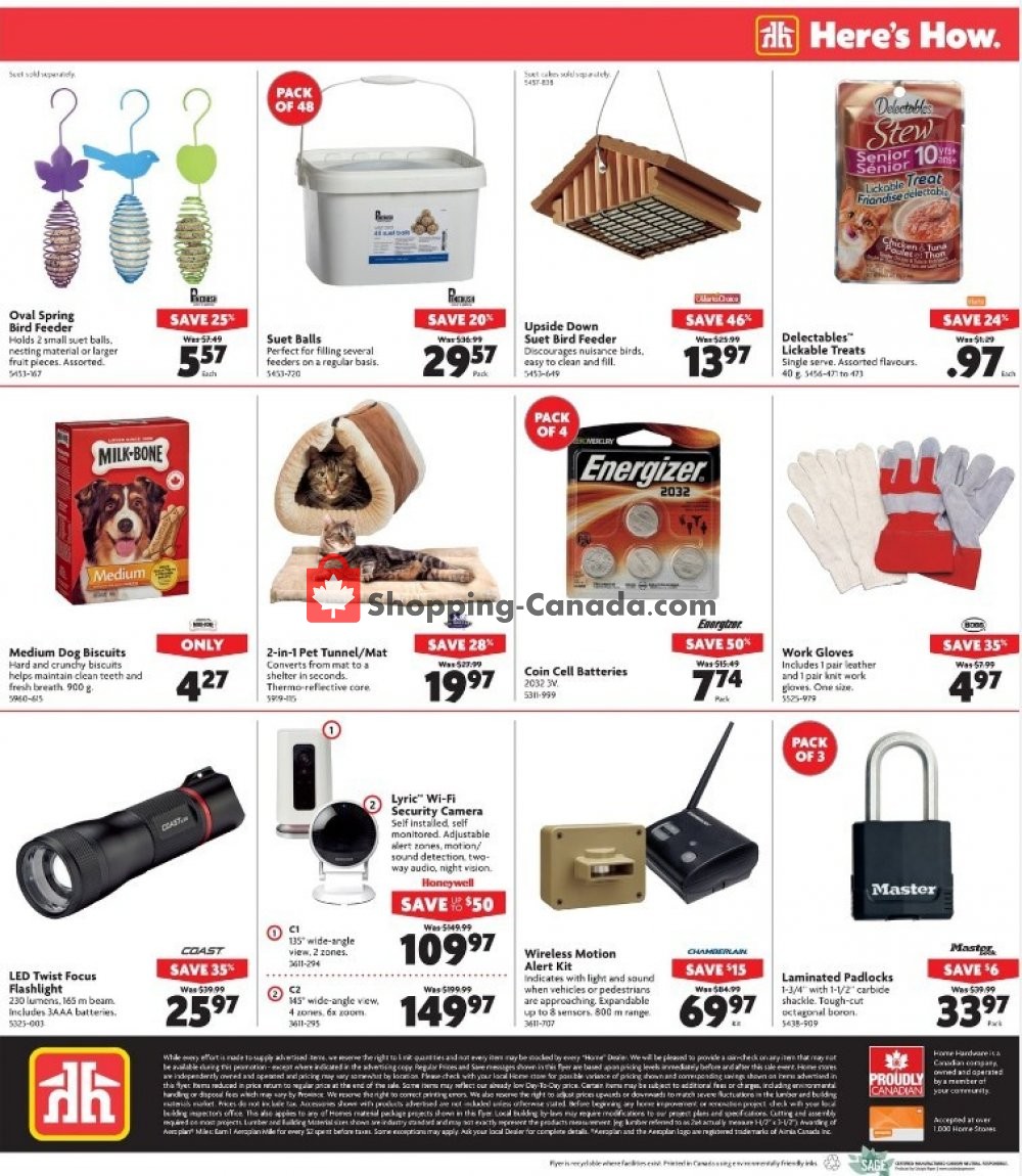 Home Hardware flyer from Wednesday October 31, 2018 to Tuesday November 6, 2018 - page 7