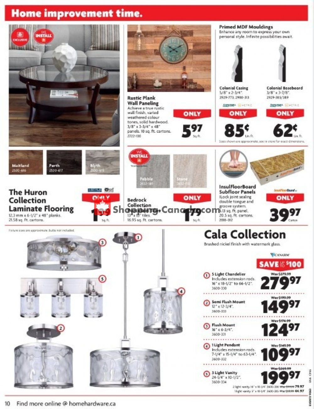 Home Hardware flyer from Wednesday October 10, 2018 to Tuesday October 16, 2018 - page 10