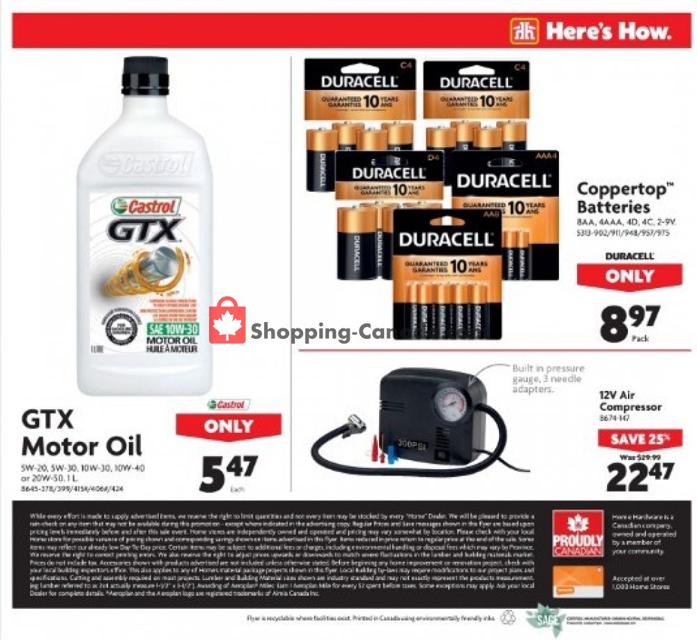 Home Hardware flyer from Wednesday October 10, 2018 to Tuesday October 16, 2018 - page 15