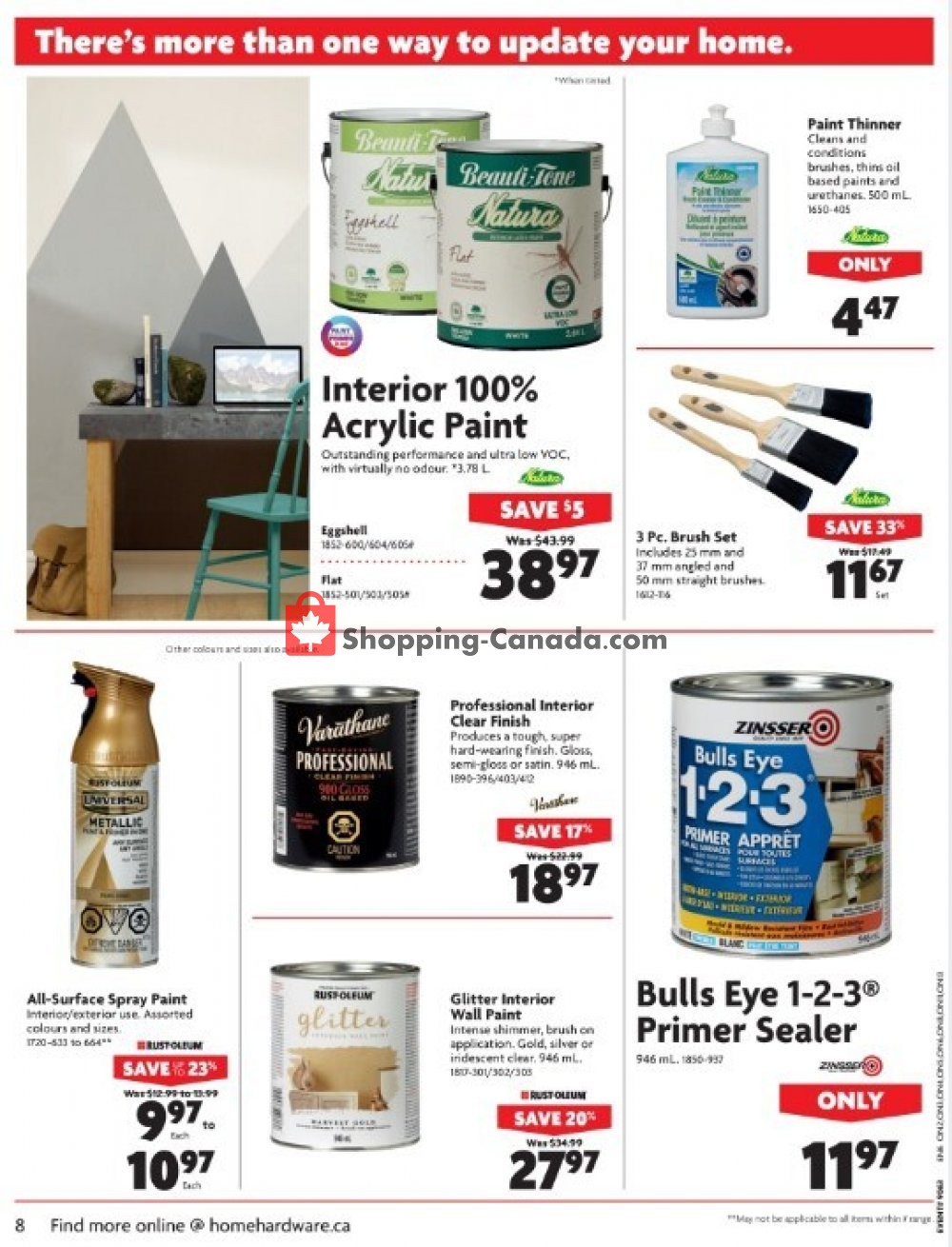 Home Hardware flyer from Wednesday October 10, 2018 to Tuesday October 16, 2018 - page 8