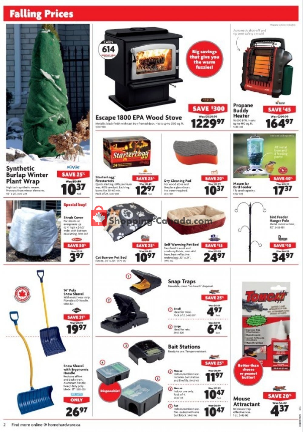 Home Hardware flyer from Wednesday October 24, 2018 to Tuesday October 30, 2018 - page 2