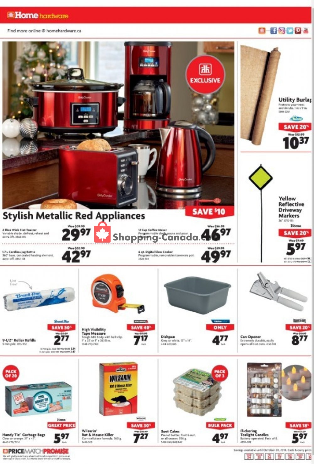 Home Hardware flyer from Wednesday October 24, 2018 to Tuesday October 30, 2018 - page 8