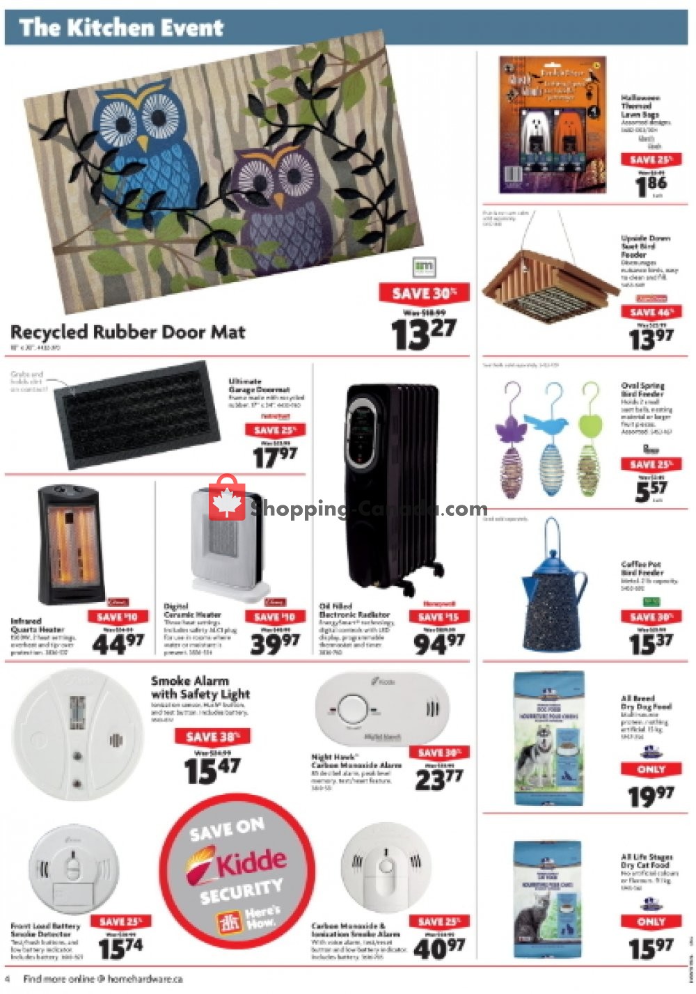 Home Hardware flyer from Wednesday October 3, 2018 to Tuesday October 9, 2018 - page 4