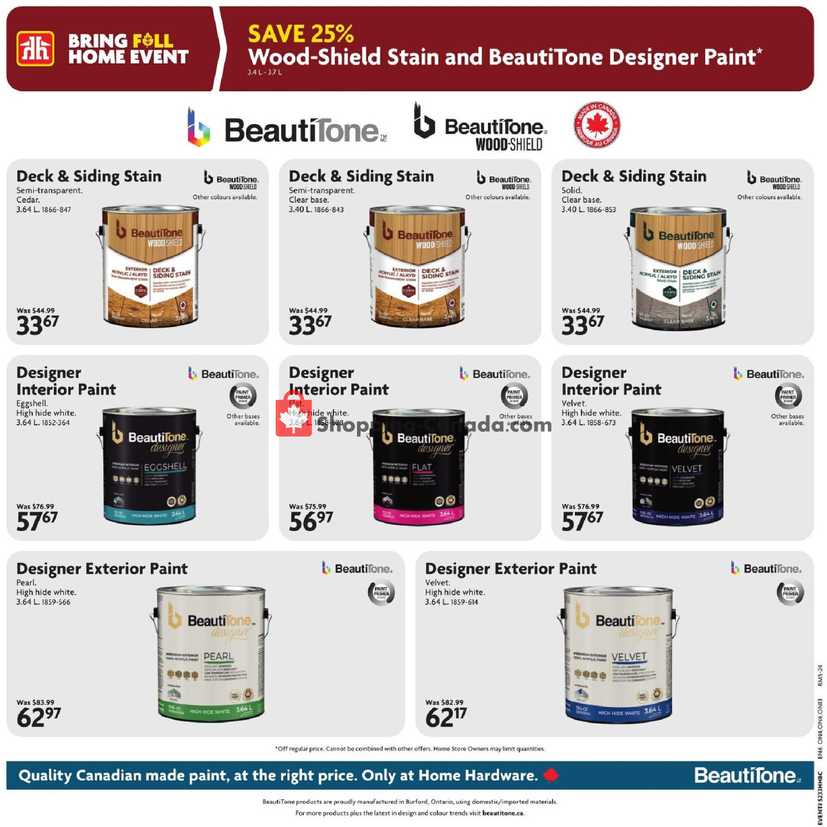 Home Hardware flyer from Thursday August 13, 2026 to Wednesday August 26, 2026 - page 16