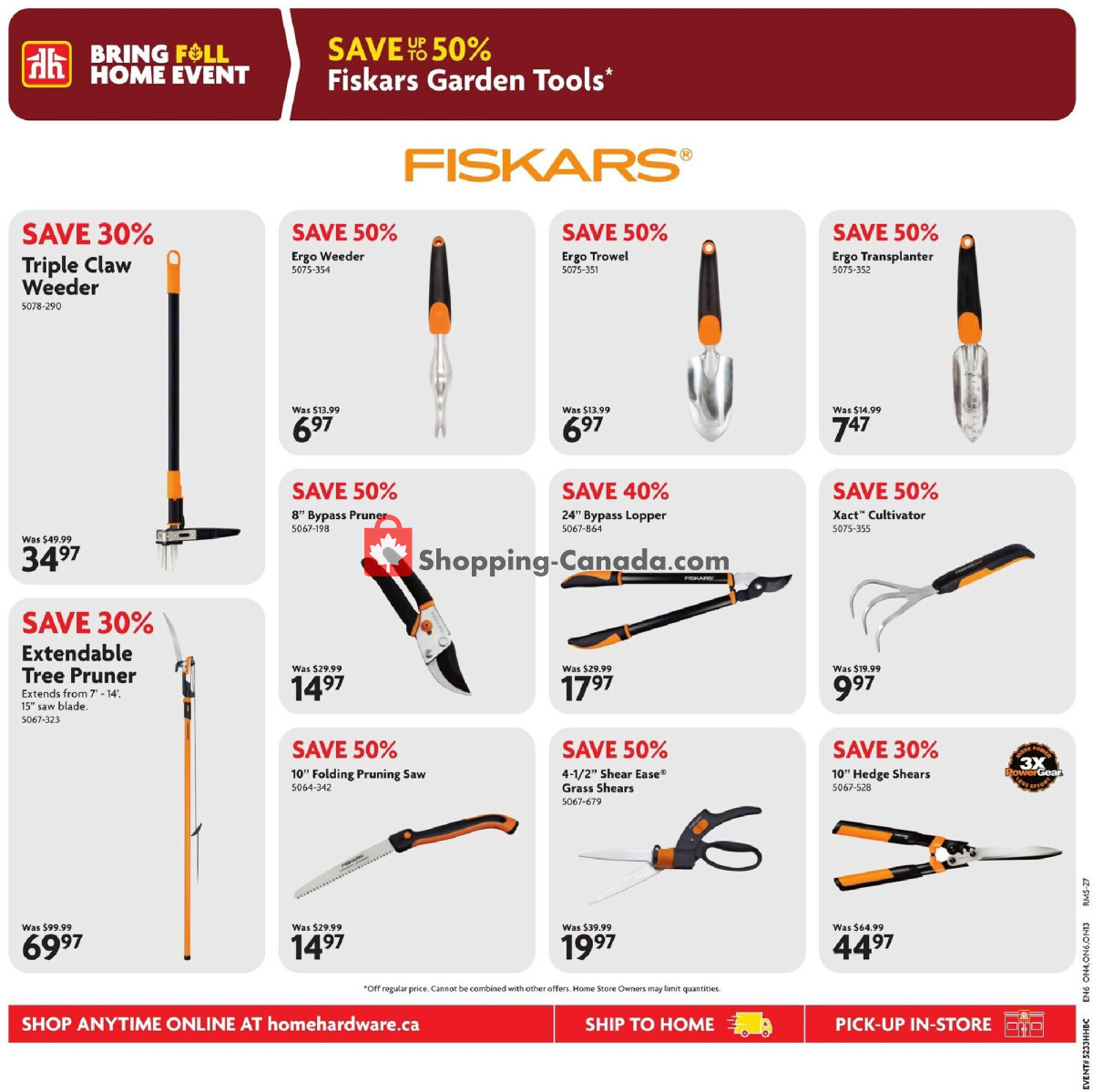Home Hardware flyer from Thursday August 13, 2026 to Wednesday August 26, 2026 - page 18