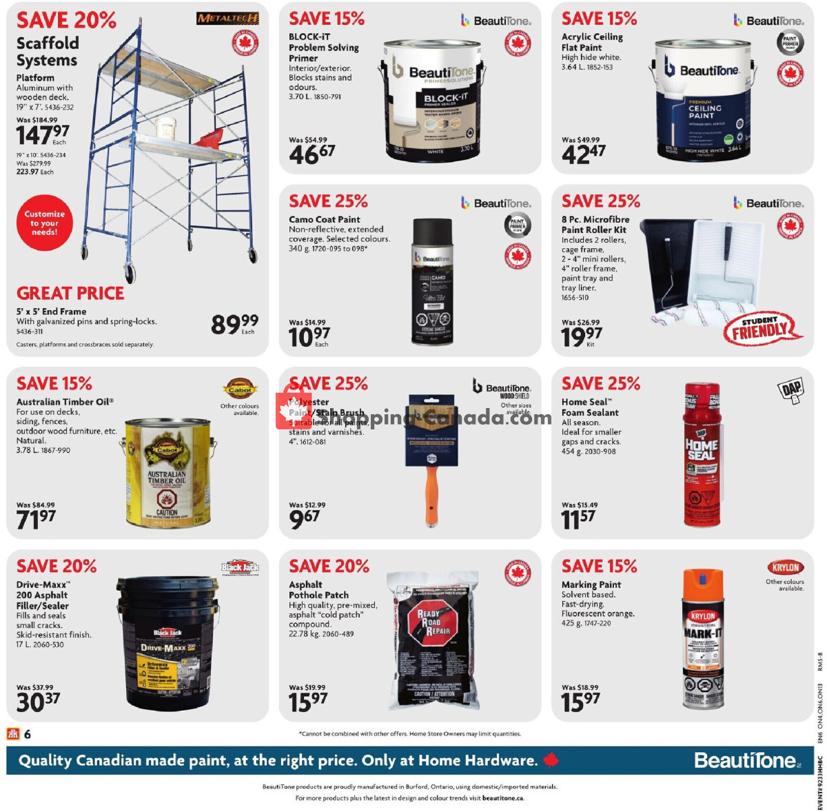 Home Hardware flyer from Thursday August 13, 2026 to Wednesday August 26, 2026 - page 9