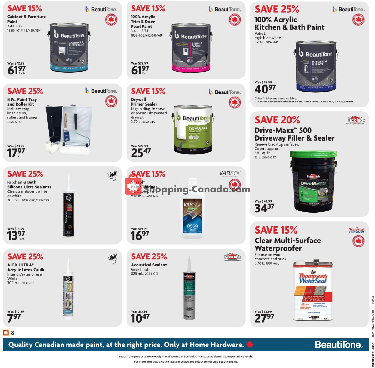 Home Hardware flyer from Thursday August 27, 2026 to Wednesday September 9, 2026 - page 20