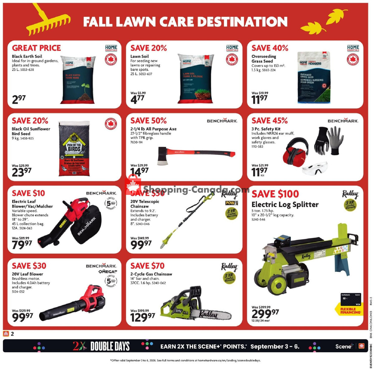Home Hardware flyer from Thursday August 27, 2026 to Wednesday September 9, 2026 - page 3