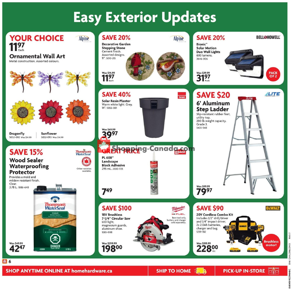 Home Hardware flyer from Thursday July 16, 2026 to Wednesday July 29, 2026 - page 9
