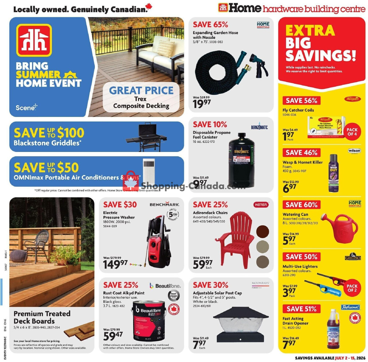 Home Hardware flyer from Thursday July 2, 2026 to Wednesday July 15, 2026 - page 17
