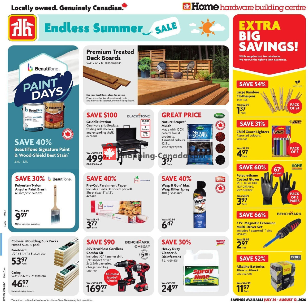 Home Hardware flyer from Thursday July 30, 2026 to Wednesday August 12, 2026 - page 21