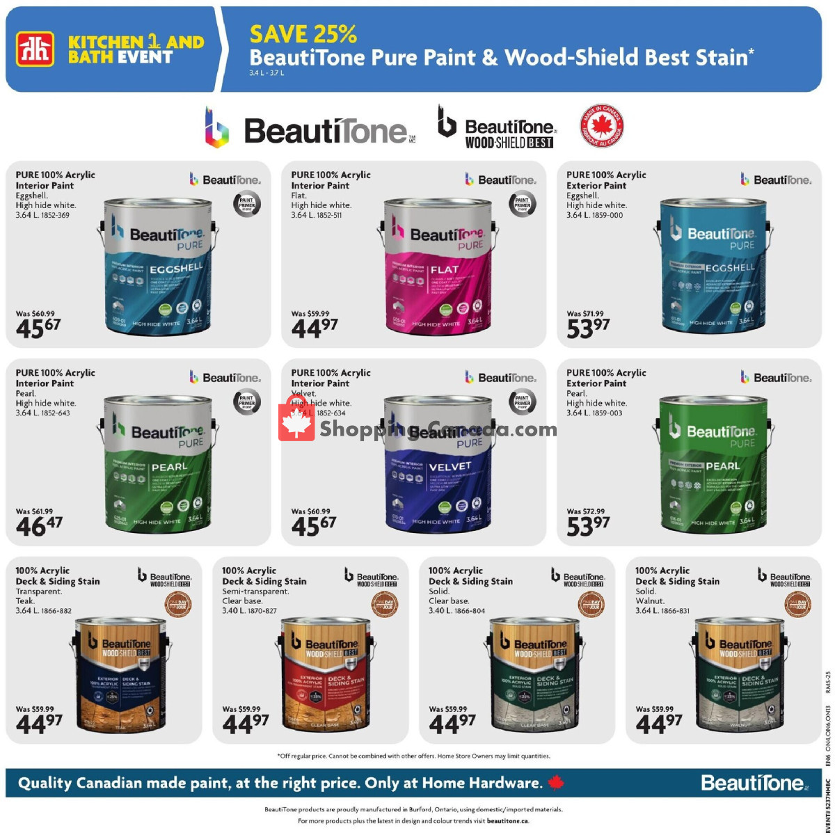 Home Hardware flyer from Thursday September 24, 2026 to Wednesday October 7, 2026 - page 13