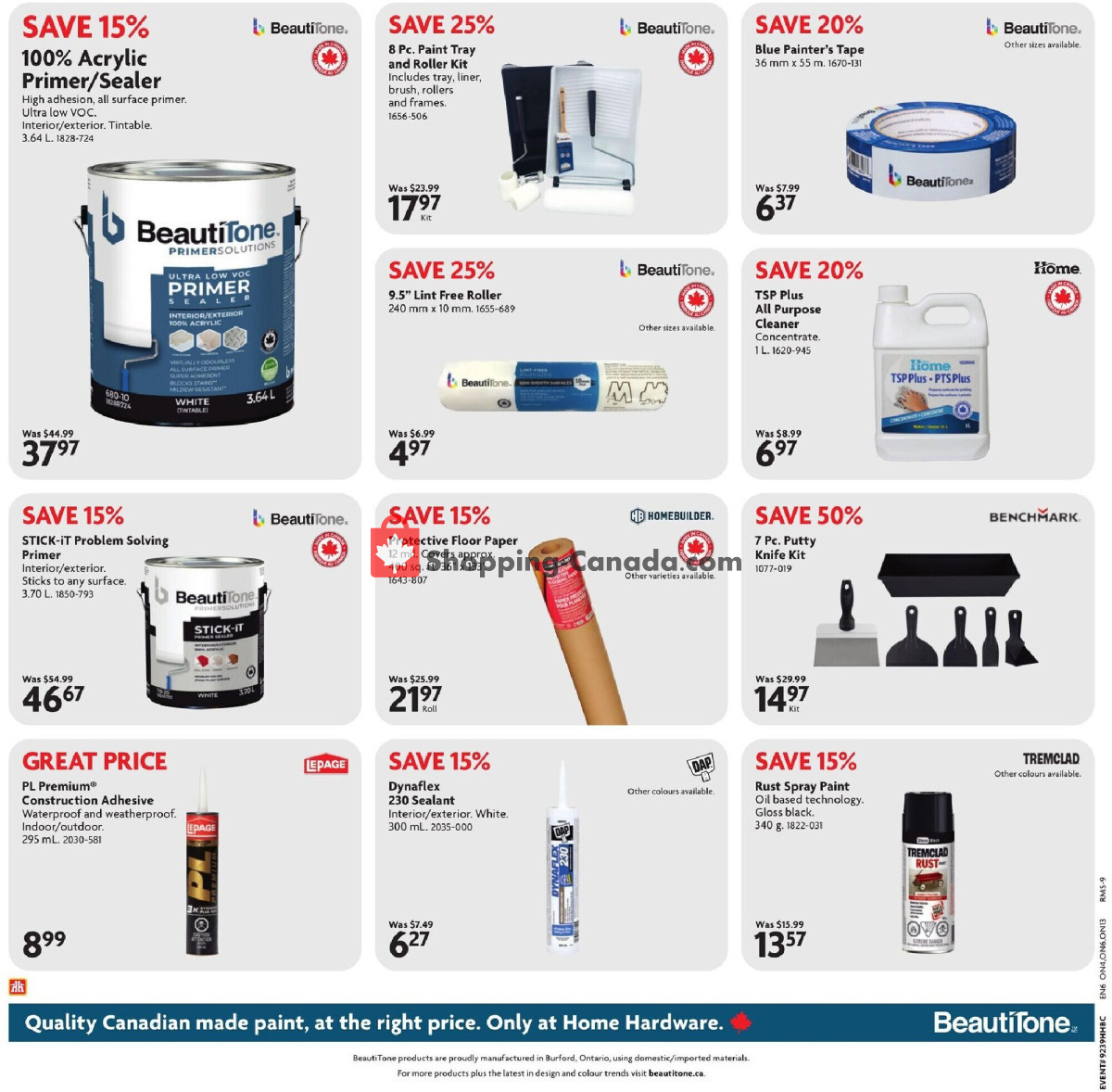 Home Hardware flyer from Thursday September 24, 2026 to Wednesday October 7, 2026 - page 17