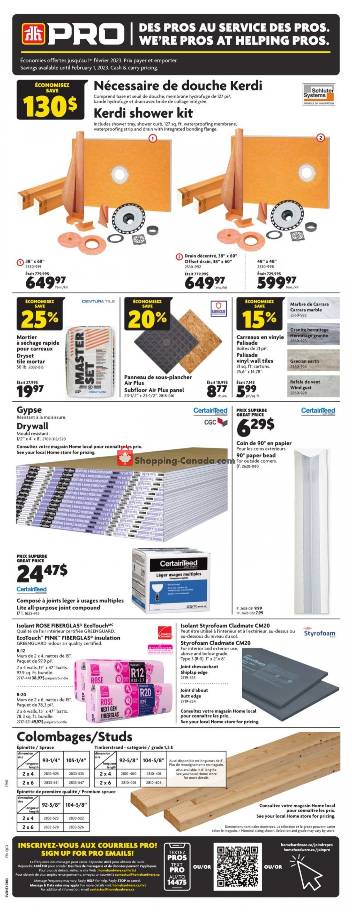 Home Hardware flyer from Thursday January 19, 2023 to Tuesday January 31, 2023 - page 5