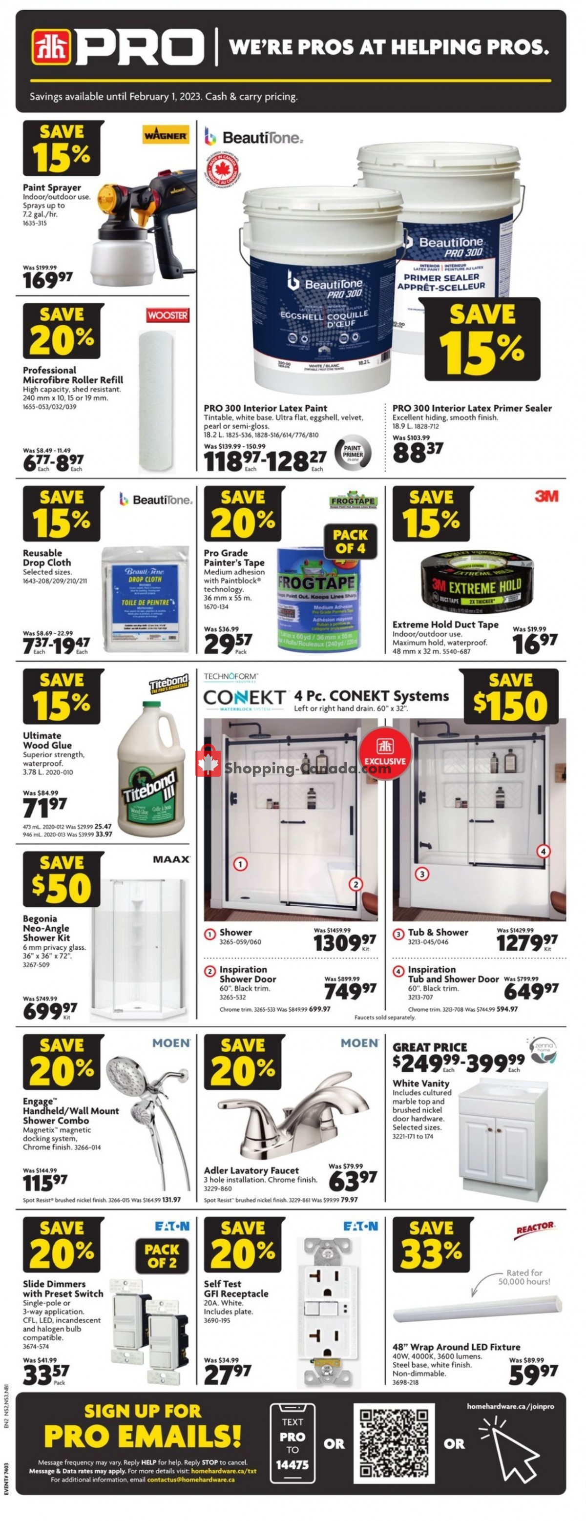 Home Hardware flyer from Thursday January 19, 2023 to Tuesday January 31, 2023 - page 3