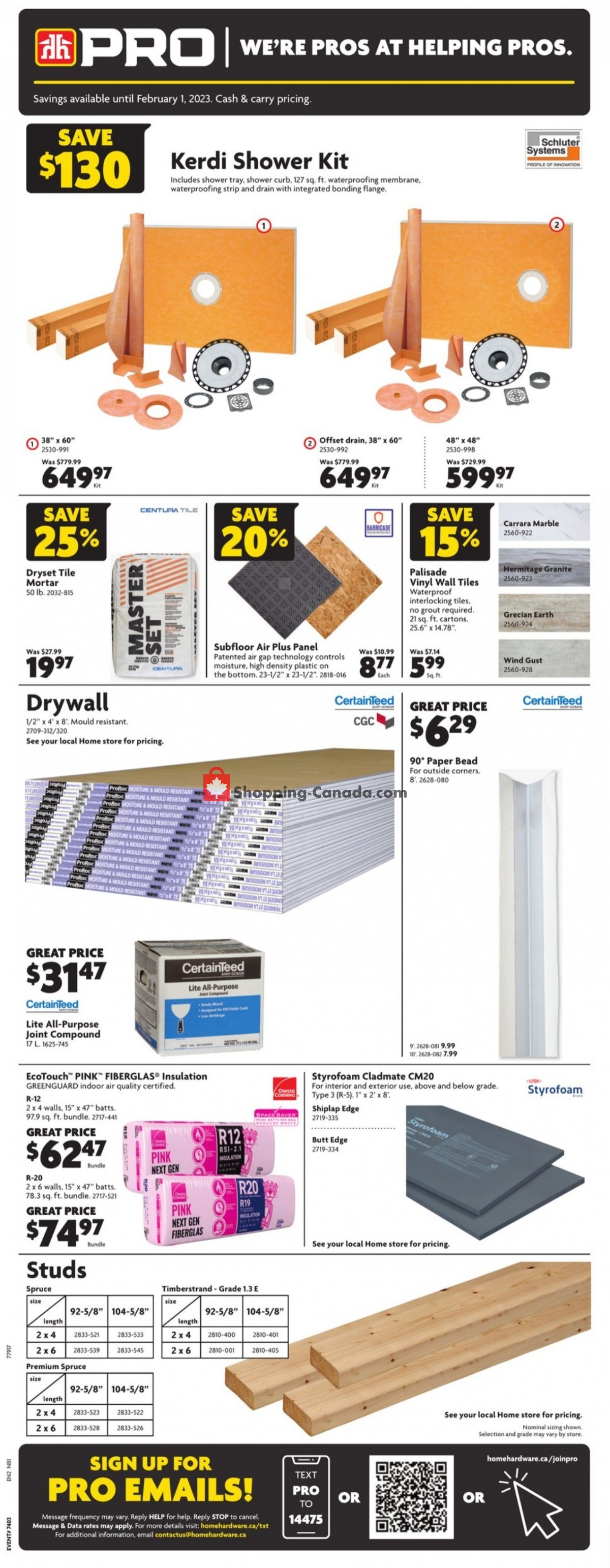 Home Hardware flyer from Thursday January 19, 2023 to Tuesday January 31, 2023 - page 5