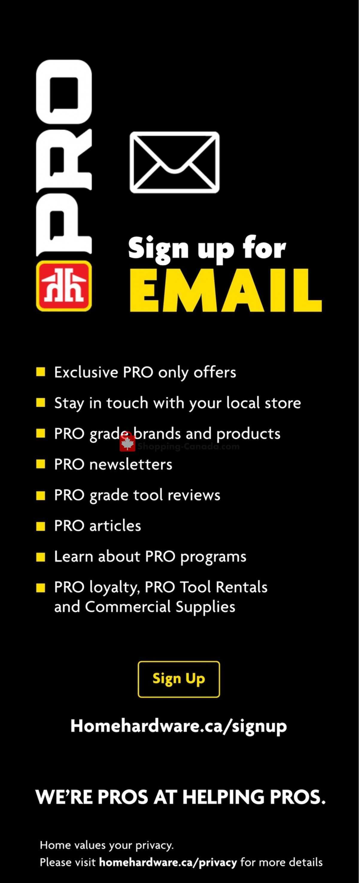 Home Hardware flyer from Thursday January 19, 2023 to Tuesday January 31, 2023 - page 6