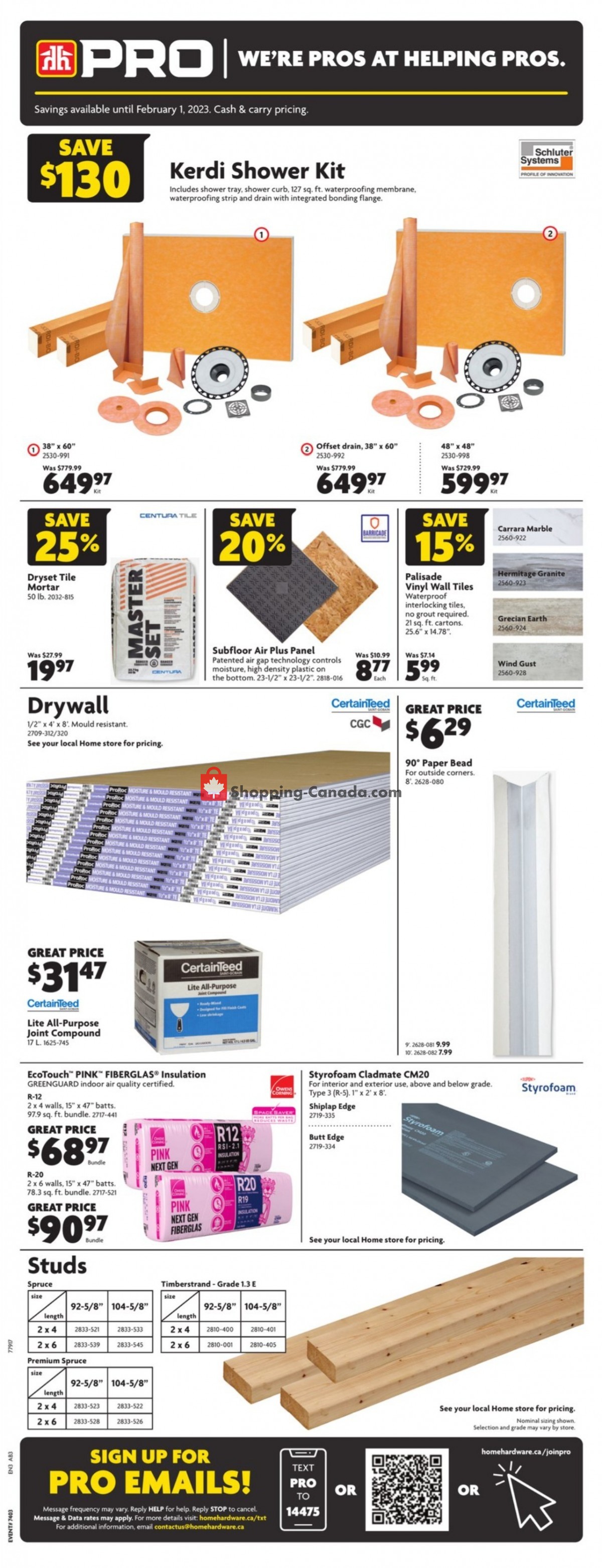 Home Hardware flyer from Thursday January 19, 2023 to Tuesday January 31, 2023 - page 5