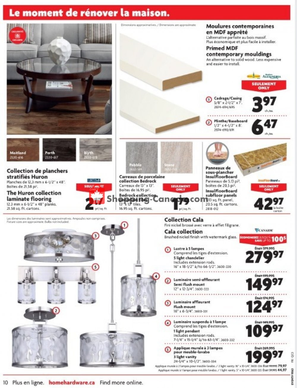 Home Hardware flyer from Wednesday October 10, 2018 to Tuesday October 16, 2018 - page 10