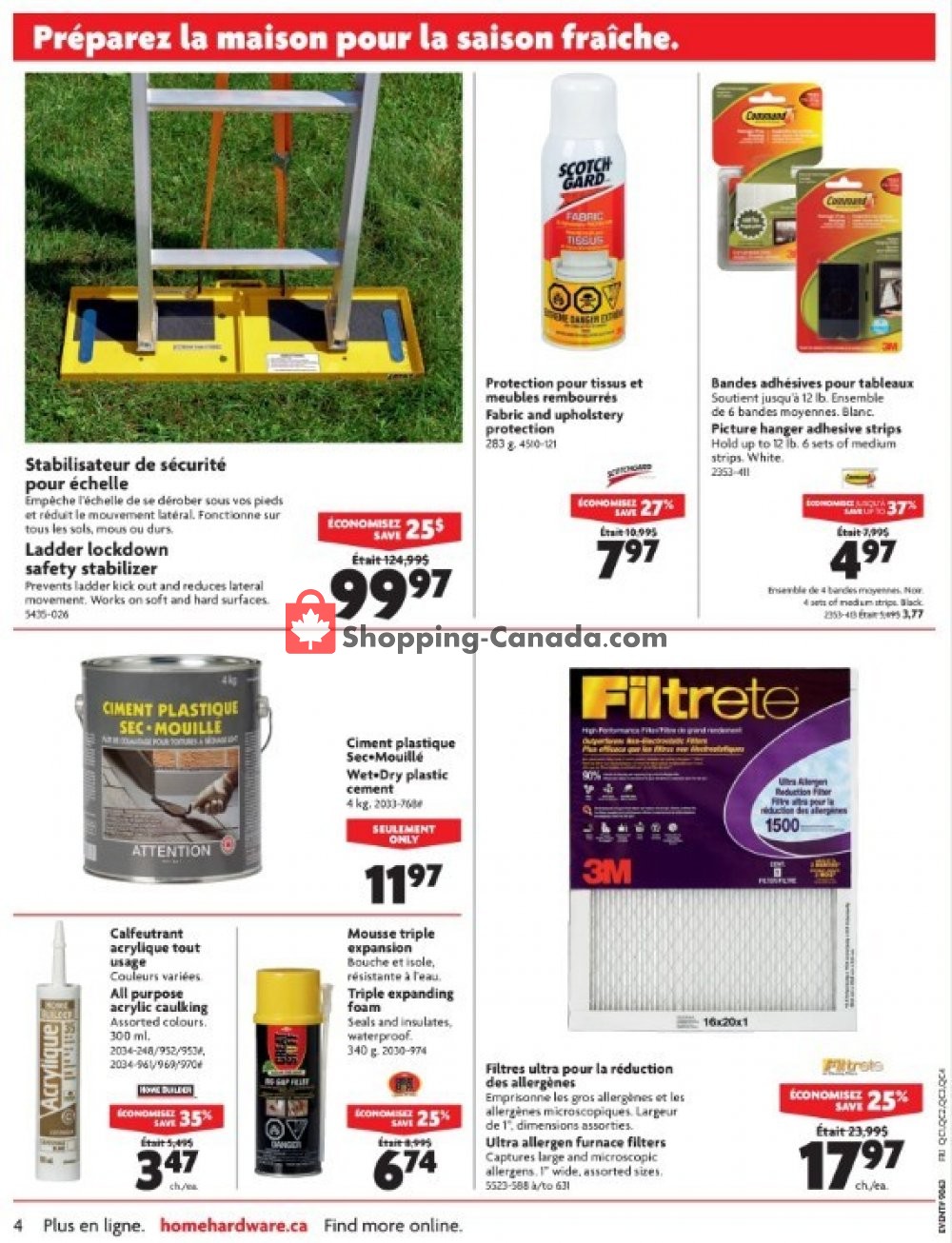 Home Hardware flyer from Wednesday October 10, 2018 to Tuesday October 16, 2018 - page 4