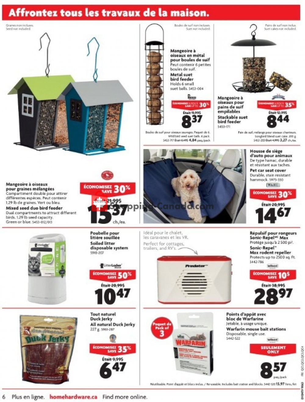Home Hardware flyer from Wednesday October 10, 2018 to Tuesday October 16, 2018 - page 6