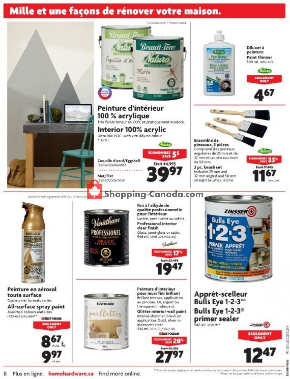 Home Hardware flyer from Wednesday October 10, 2018 to Tuesday October 16, 2018 - page 8