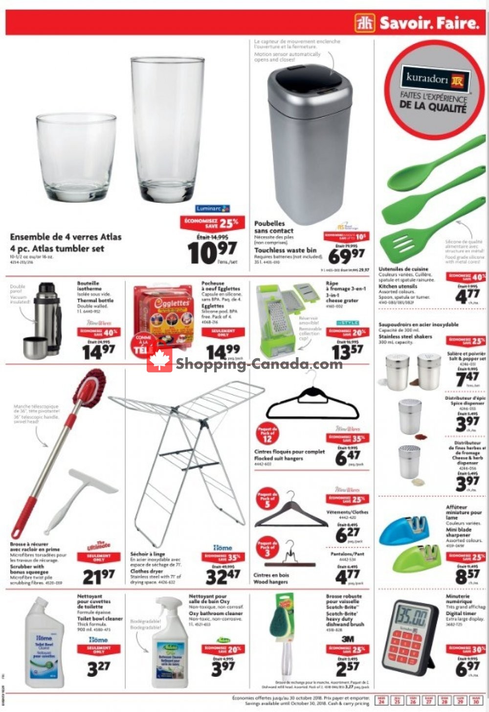 Home Hardware flyer from Wednesday October 24, 2018 to Tuesday October 30, 2018 - page 5