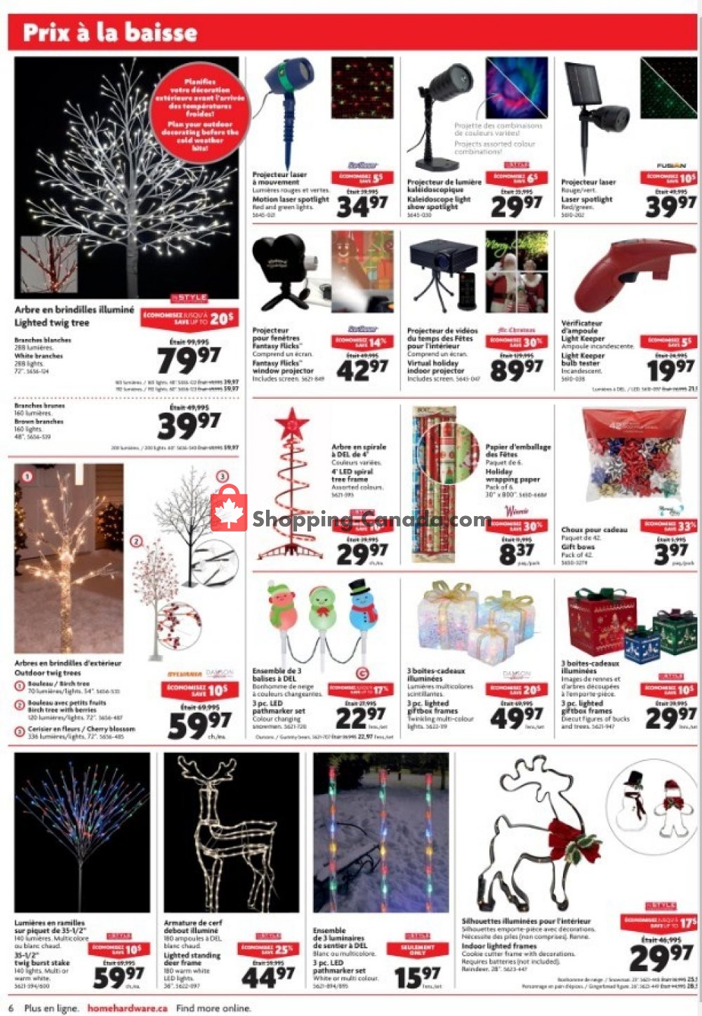 Home Hardware flyer from Wednesday October 24, 2018 to Tuesday October 30, 2018 - page 6