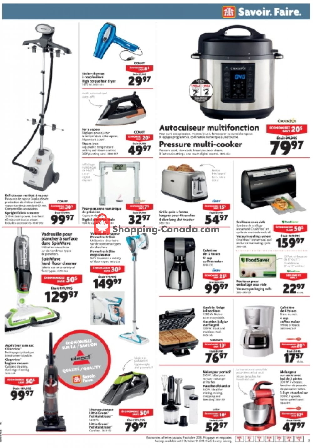 Home Hardware flyer from Wednesday October 3, 2018 to Tuesday October 9, 2018 - page 3