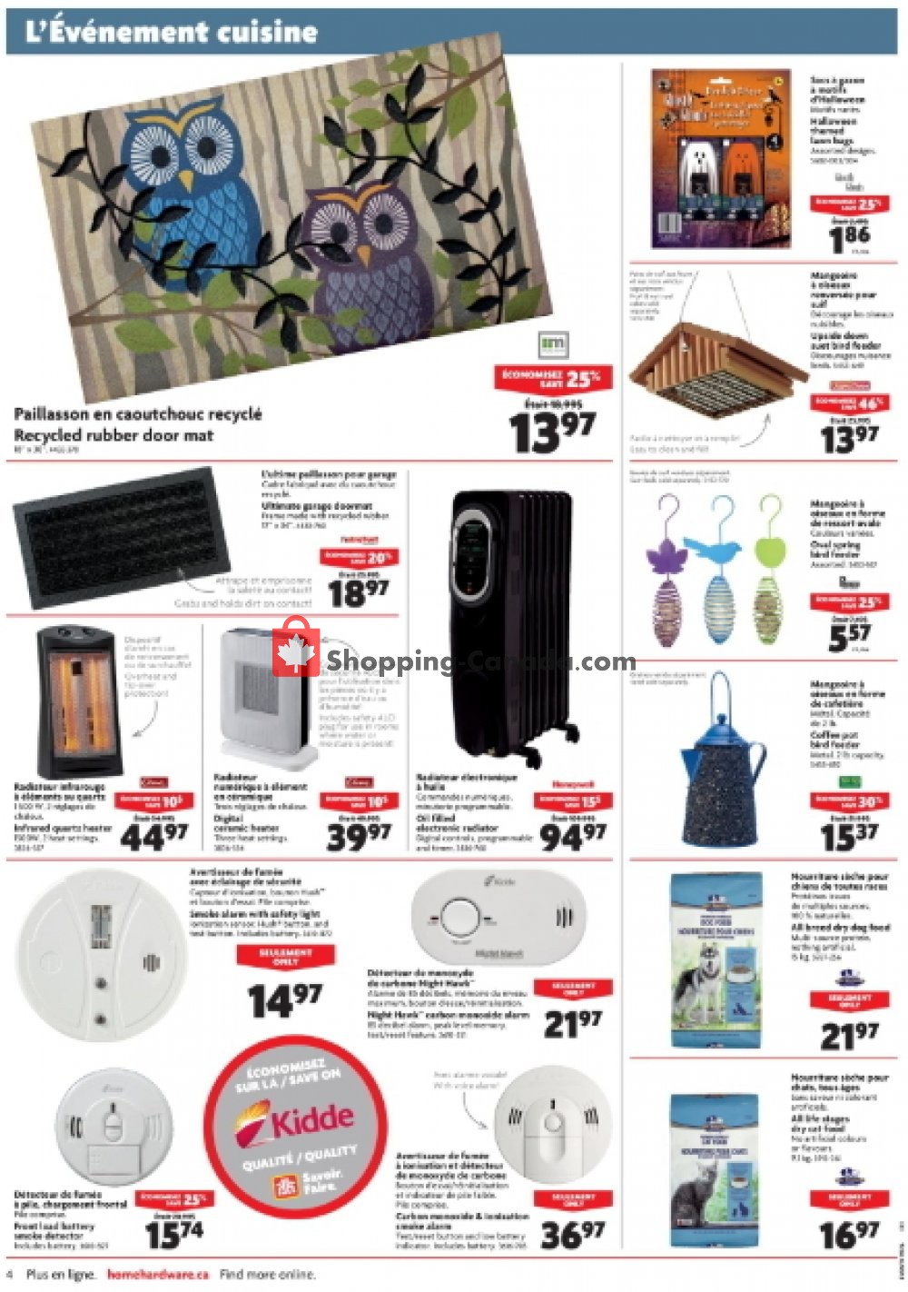 Home Hardware flyer from Wednesday October 3, 2018 to Tuesday October 9, 2018 - page 4