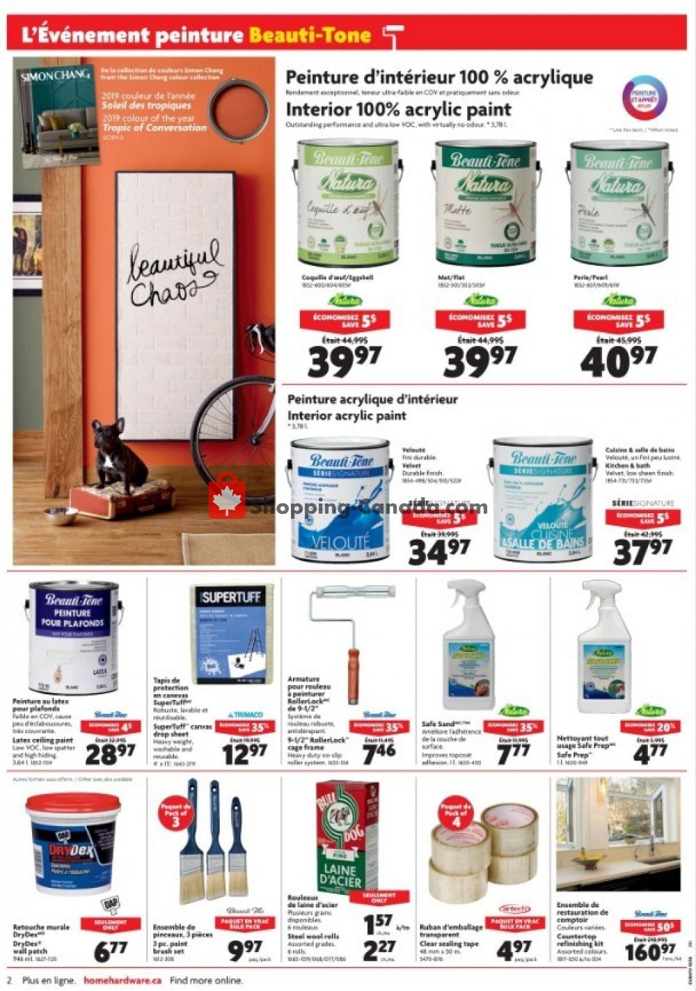 Home Hardware flyer from Wednesday October 31, 2018 to Tuesday November 6, 2018 - page 2