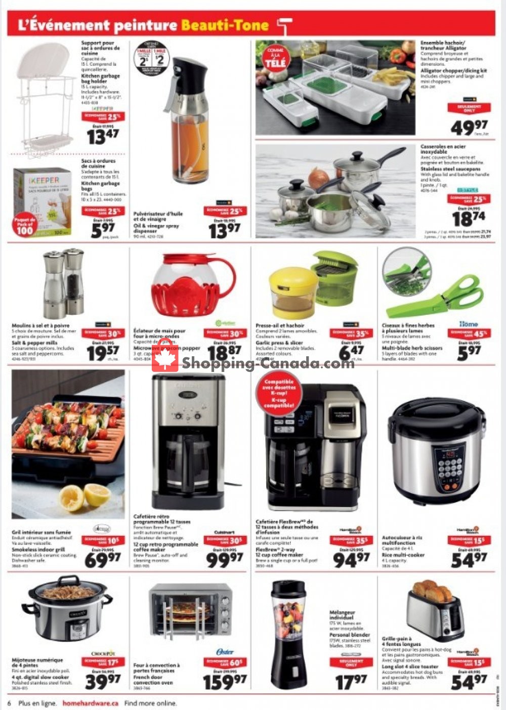 Home Hardware flyer from Wednesday October 31, 2018 to Tuesday November 6, 2018 - page 6