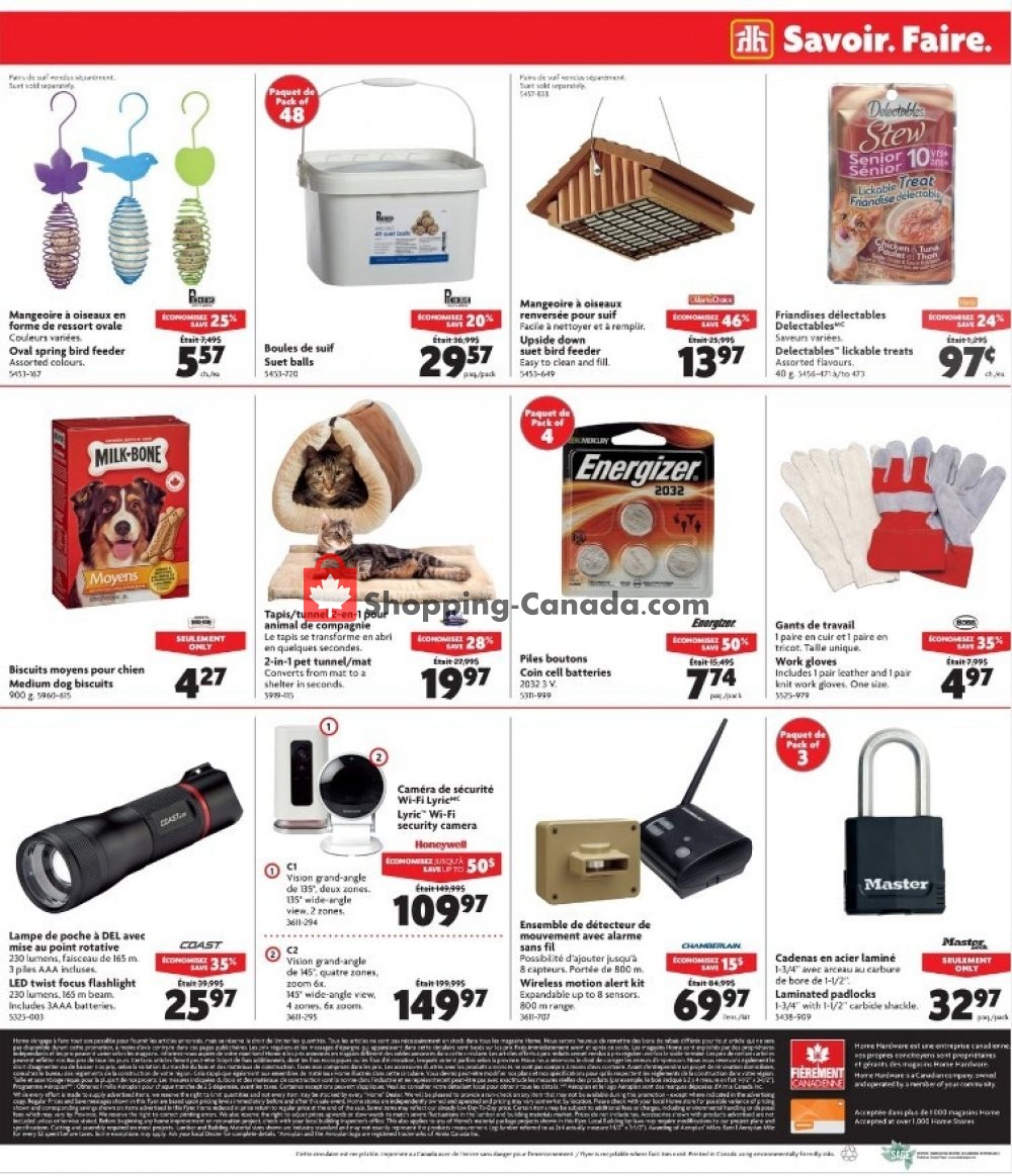 Home Hardware flyer from Wednesday October 31, 2018 to Tuesday November 6, 2018 - page 7